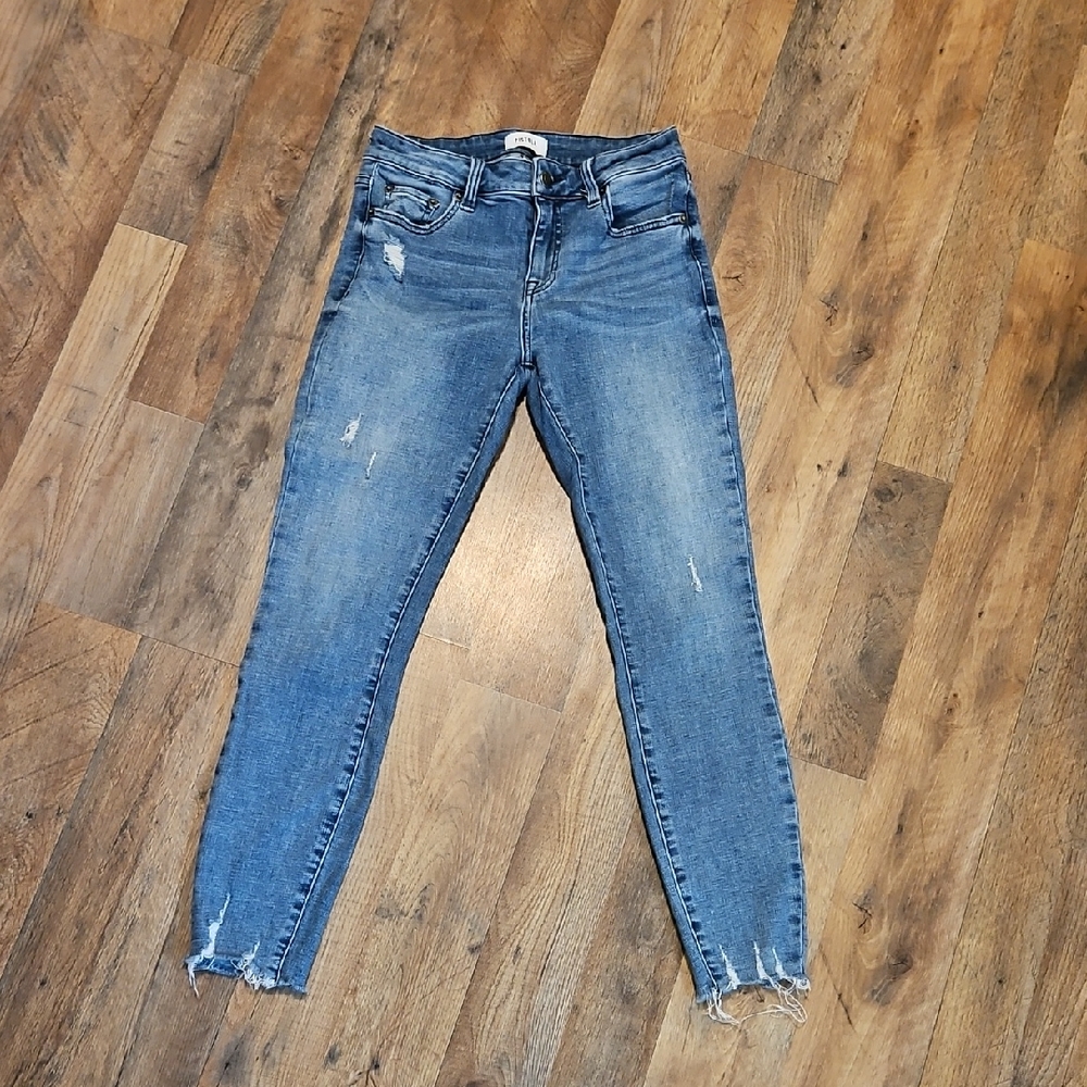 👖Pistola Light Blue Skinny Jeans
